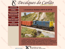 Tablet Screenshot of decals.com.br